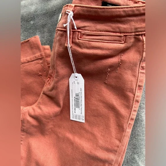 NWT. Sanctuary/ Anthropologie Non- conformist wide leg crop - Picture 6 of 8